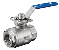 A-T Controls 2-Piece Ball Valve, 24 Series