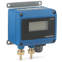 Ashcroft Low Differential Indicating Pressure Transmitter, Model GL42