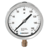 Ashcroft Stainless Steel Gauge, 1009 4.5" & 6"