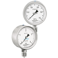 Ashcroft All-welded Stainless Steel Process Pressure Gauge, T5500/T6500