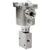 Bifold Direct-Acting Solenoid Valve, FP06P 3/2 Standard