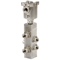 Bifold Pilot Operated Direct-Acting Solenoid Valve, SPR-08 5/2