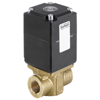 Burkert 2/2-Way Solenoid Control Valve, 2875
