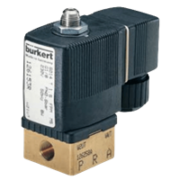 Burkert Direct-Acting 3/2-Way Plunger Valve, 6014 ATEX/IECEx ia