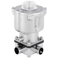 Burkert Robolux Multiway Multiport Diaphragm Valve Pneumatically Operated, Type 2036