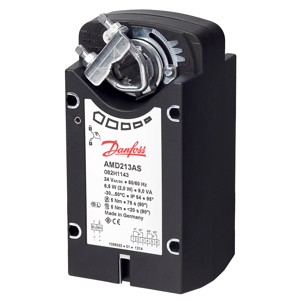 Danfoss Damper Actuator, AMD 213/213 AS, 223/223 AS
