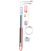 Dwyer Dual Range Flex-Tube U-Inclined Manometer, Series 1227