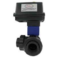 Dwyer 3-Way Plastic Automated Ball Valve, Series 3PBV