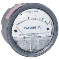 Dwyer Capsuhelic Differential Pressure Gauge, Series 4000