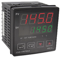 Dwyer 1/4 DIN Temperature Controller, Series 4C