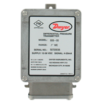 Dwyer Intrinsically Safe Differential Pressure Transmitter, Series 608