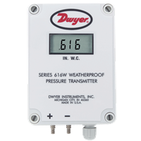 Dwyer Differential Pressure Transmitter, Series 616WL
