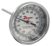 Dwyer Bimetal Thermometer, Series BT