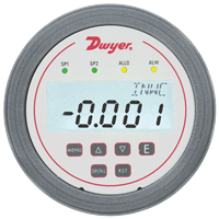 Dwyer Digihelic Differential Pressure Controller, Series DH3