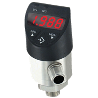 Dwyer Digital Pressure Transmitter with Switch, Series DPT