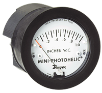 Dwyer Mini-Photohelic Differential Gauge Pressure Switch, Series MP