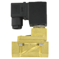 Dwyer Brass Solenoid Valve, 2-Way Guided NC, Series SBSV-B