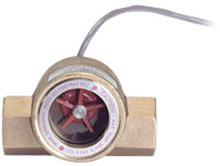 Dwyer Sight Flow Indicator/Transmitter, Series SFI-100T