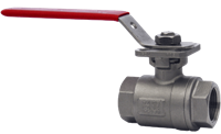Dwyer 2-Piece NPT Stainless Steel Ball Valve, Series WE01
