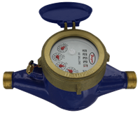 Dwyer Multi-Jet Water Meter, Series WM2