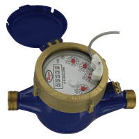 Dwyer Multi-Jet Water Meter With Pulsed Output, Series WMT2