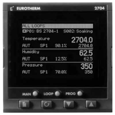 Eurotherm Vacuum Furnace Controller or Programmer, 2704VC
