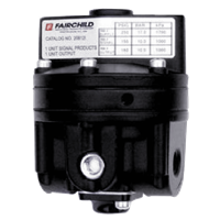Fairchild Pneumatic Precision Back Pressure Booster, Model 20BP