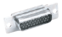 ITT Cannon Double Density D Connector, 2D