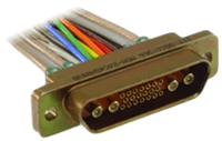 ITT Cannon Micro-D Coaxial/Power Connector, MDM C/P
