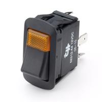Littelfuse LED Pilot Light Sealed Rocker Switch, 58312
