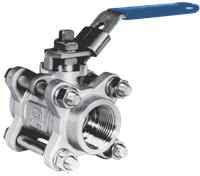 Metso Jamesbury Threaded and Socket Weld Ball Valve, Series 3A/3C