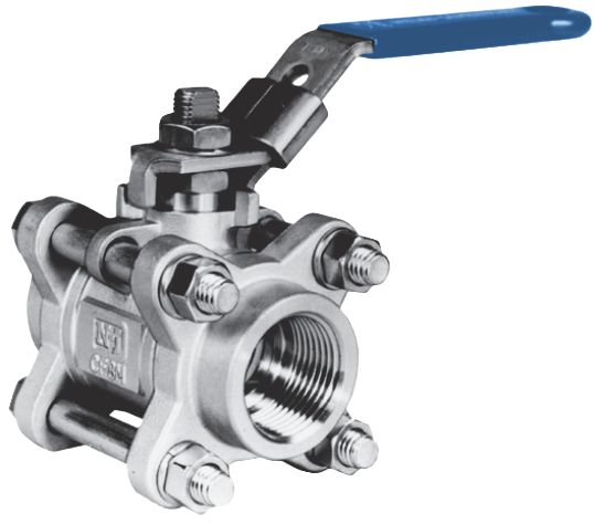 Metso Jamesbury Threaded and Socket Weld Ball Valve, Series 3A/3C