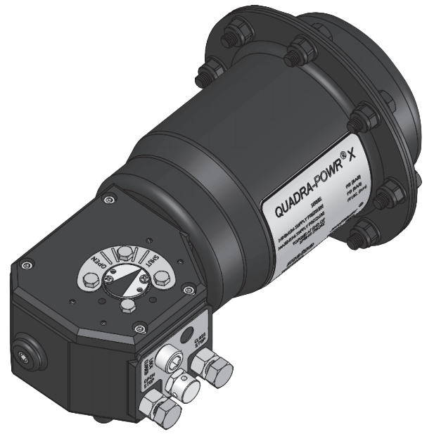 Metso Spring Diaphragm Rotary Actuator, Quadra-Powr X