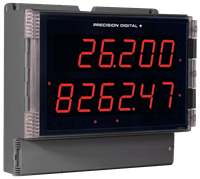 Precision Digital Helios Flow Rate/Totalizer, PD2-6200/6300