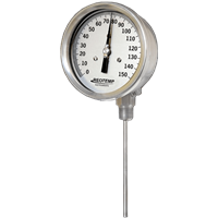 Reotemp Direct Drive Gas and Liquid Filled Thermometer