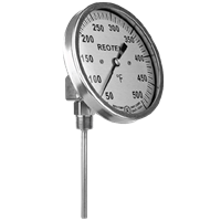 Reotemp Adjustable Angle Bimetal Thermometer