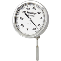 Reotemp Thermometer, G45/G60 Gas Actuated Thermometer