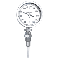 Reotemp Heavy Duty Navy Type Bimetal Thermometer