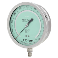 Reotemp Industrial 6" Test Gauge, Series PL60