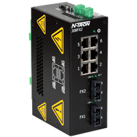 Red Lion Industrial Ethernet Switch, 308FX2