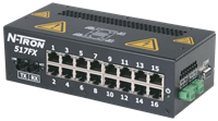 Red Lion Industrial Ethernet Switch, 517FX-A
