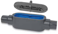 T & B Ocal-PVC Coated, Form 8 Conduit Body & Cover