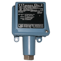 United Electric Pressure Switch, 117 Series Type H117 Model 218