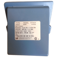 United Electric Pressure Switch, 400 Series Type J402 Models 550 to 555