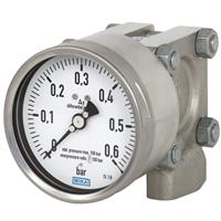 WIKA Differential Pressure Gauge, Model 732.14, 762.14