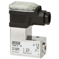WIKA Pressure Transmitter with Ship Approval and Flange Connection, Model A-10 Block Design