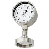 WIKA Pressure Gauge per EN 837-1 with Mounted Diaphragm Seal, Model DSS18F