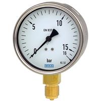 Wika Bourdon tube pressure gauge, Model 212.20