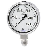 Wika Bourdon tube pressure gauge, Model PG23HP-S