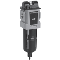 Wilkerson A18 Series Modular Afterfilter, Port Sizes 1/4, 3/8, 1/2; Flows to 67 SCFM